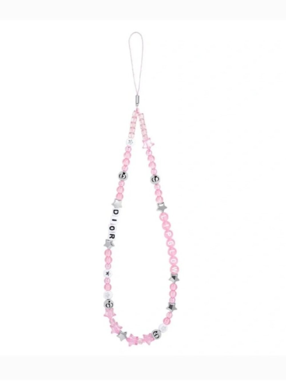 Dior Phone Ring Charm Key Chain Accessory Strap NIB + free beauty sample